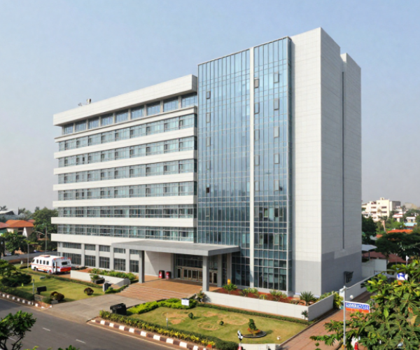Hospital building exterior
