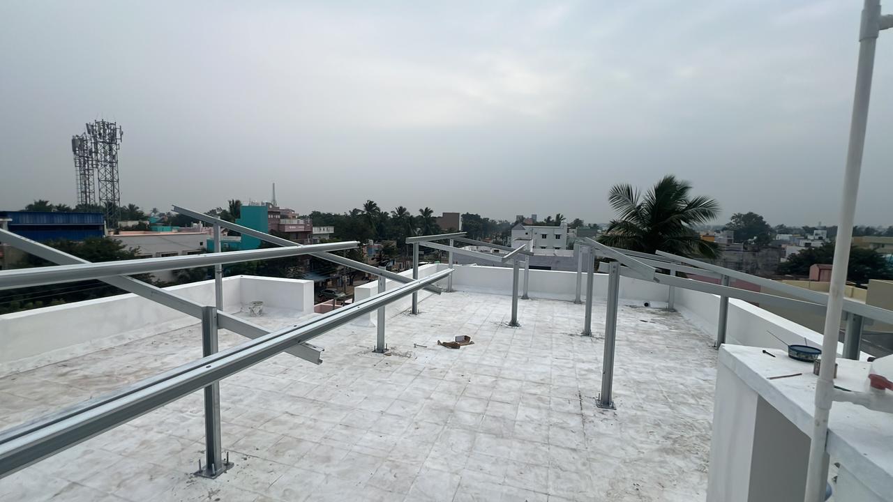 Rooftop before installation